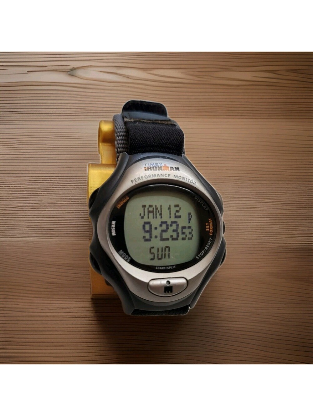 TIMEX Ironman Performance Watch Black Strap Indiglo Working Clean 45mm Adjustabl
